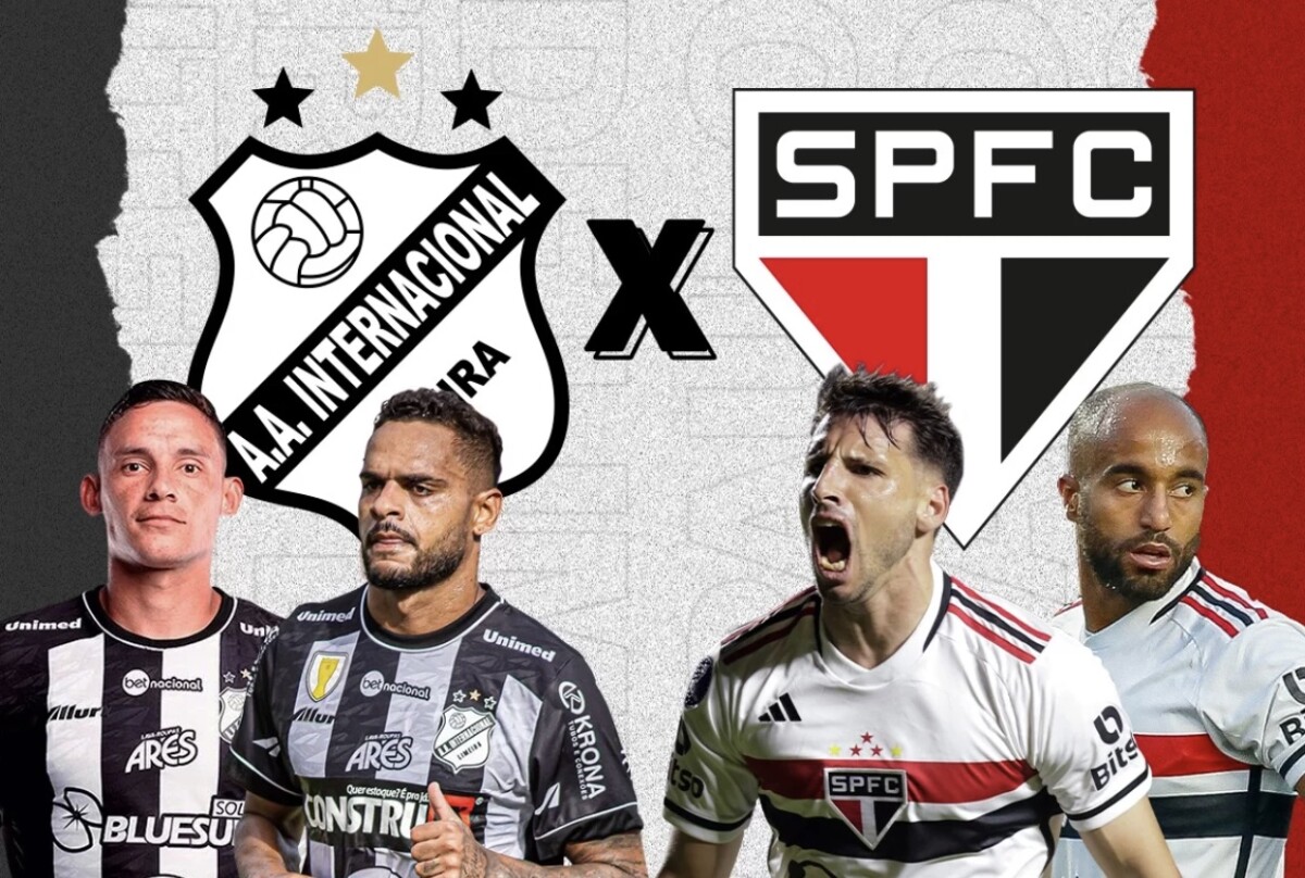 É hoje: São Paulo enfrenta Inter de Limeira em Brasília