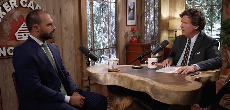 Repórter de maior audiência dos EUA entrevista Eduardo Bolsonaro: “Agora o mundo saberá da perseguição no Brasil”