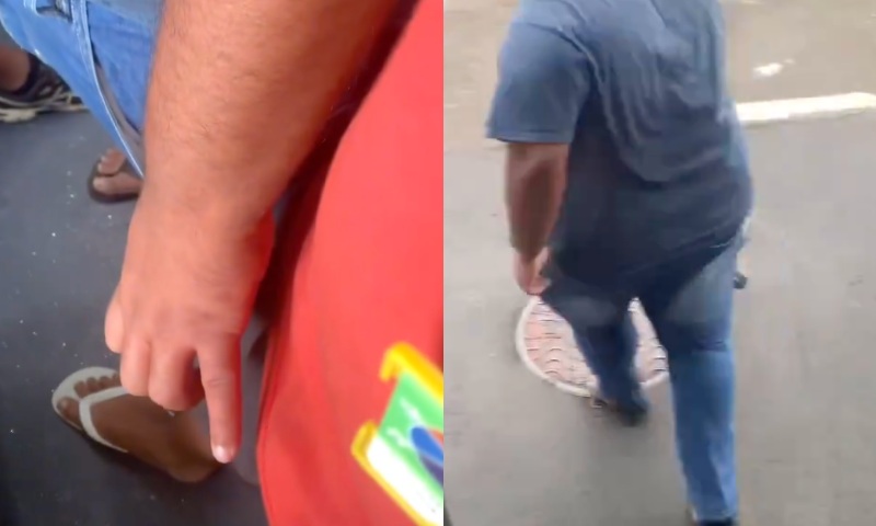 ‘Tá me estranhando?’: homem é expulso de ‘busão’ após querer fazer ‘carinho do mindinho’ em passageiro; veja vídeo