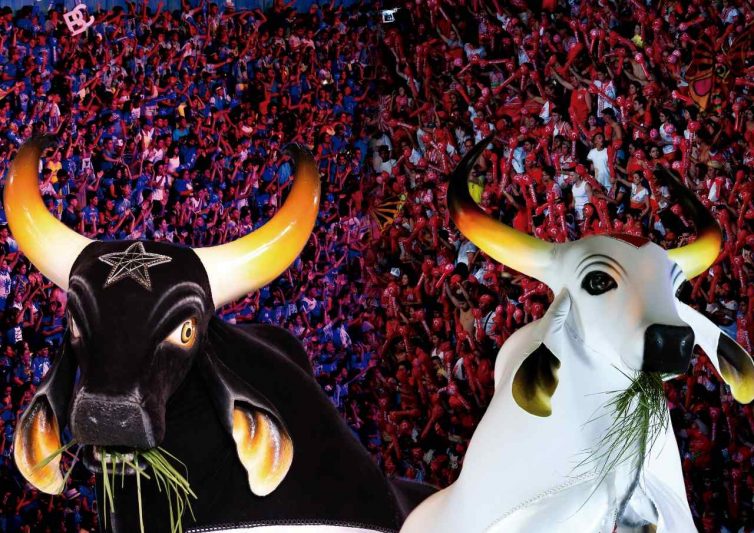 Bois Garantido e Caprichoso assinam autorização e farão show no BBB 24