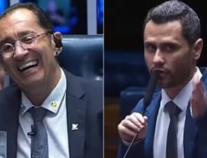 Kajuru tenta humilhar Cleiton de Azevedo sobre 'tênis ridículo' e rival rebate: 'Comprado honestamente, sem propina e sem rolo'; veja vídeo