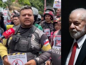 Entregadores de App em Manaus se manifestam Contra PLP de Lula: "Não queremos regulamentação e mais impostos"; veja vídeo