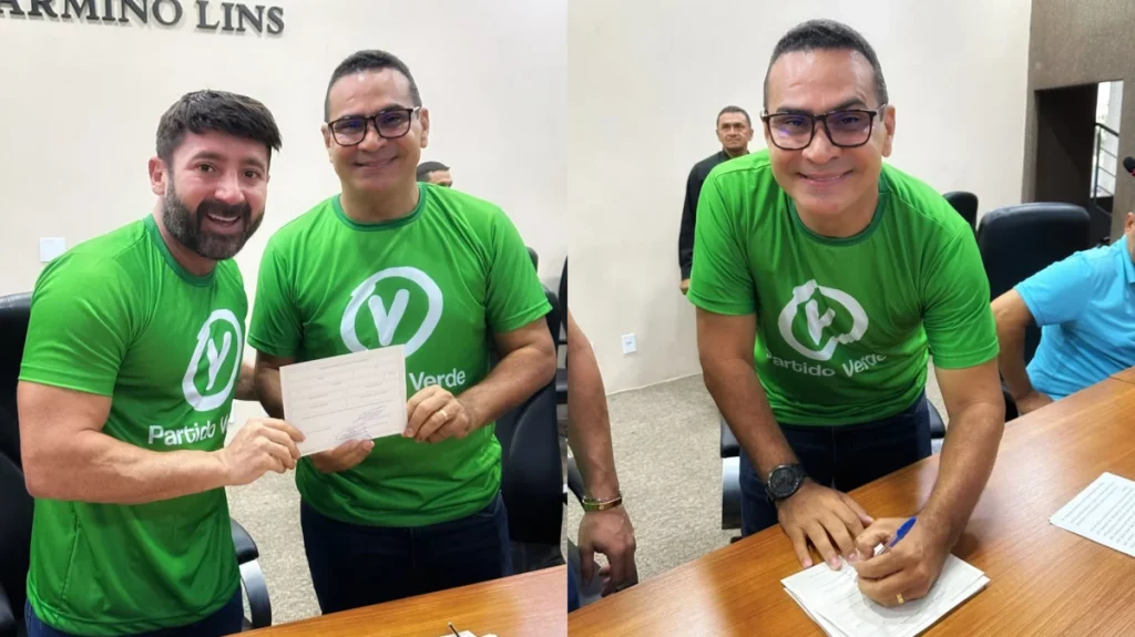 Movimentação política: vereador Jaildo Oliveira deixa o PCdoB e se filia ao Partido Verde
