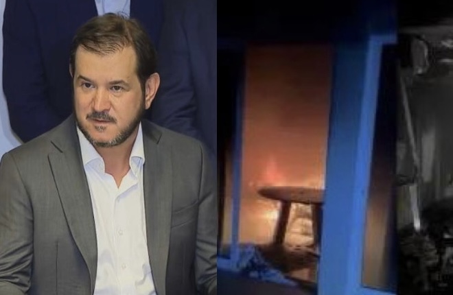 URGENTE: residência do Novo presidente do União Brasil é atingida por incêndio suspeito; veja vídeo