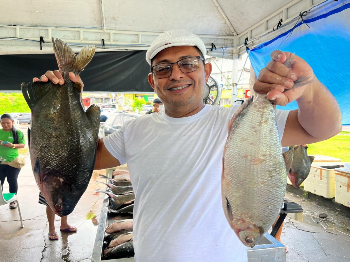 Mais de 100 toneladas de peixes vão estar à venda em Manaus nos dias 27, 28 e 29 de março; saiba mais