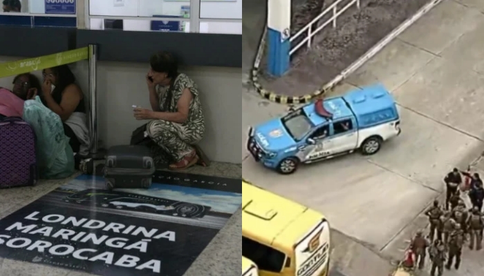 URGENTE: bandido fortemente arm4do faz reféns e atir4 contra homens em Rodoviária; veja vídeos