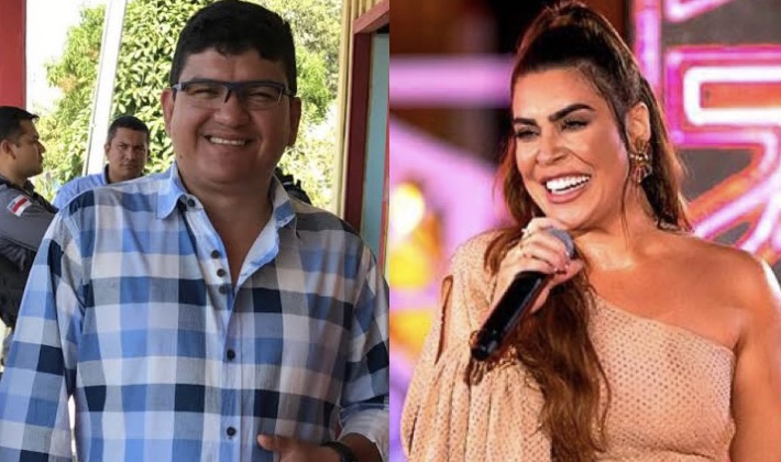 ‘Toma aqui R$ 400 mil reais!’: Prefeito de Careiro Castanho esvazia os cofres públicos por show de Naiara Azevedo