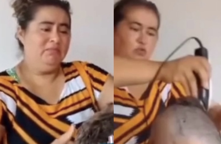Mãe raspa cabeça do filho de 15 anos por ele fazer piada de colega com câncer: “Rir agora”; veja vídeo
