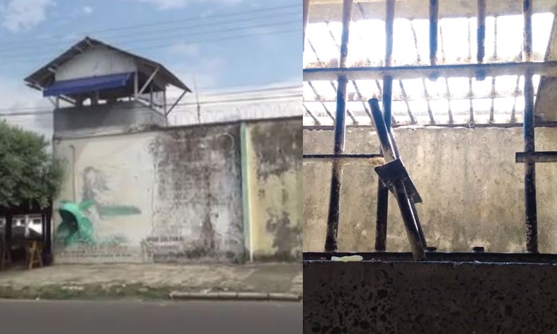 Detentos serram grades de cela e fogem de presídio no Amazonas