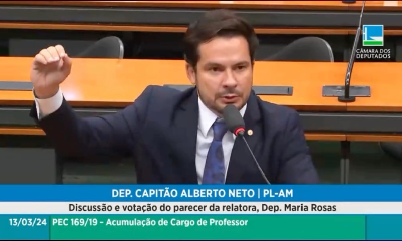 Comissão Especial aprova PEC 169, do Capitão Alberto Neto, que permite que professores acumulem cargos; veja vídeo