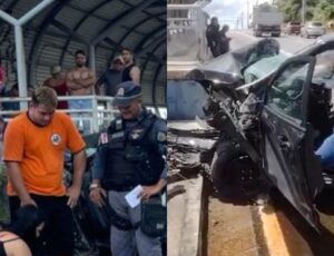 Fatalidade: motorista de aplicativo m0rre após grave acidente na Avenida das Flores; veja vídeo