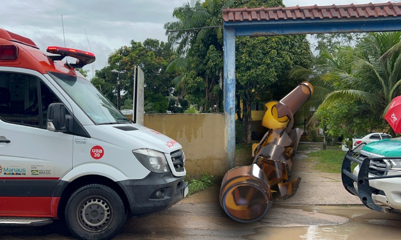 Bebedeira em chácara no Tarumã termina em brig4 e caseiro fica gravemente ferid0; veja vídeo