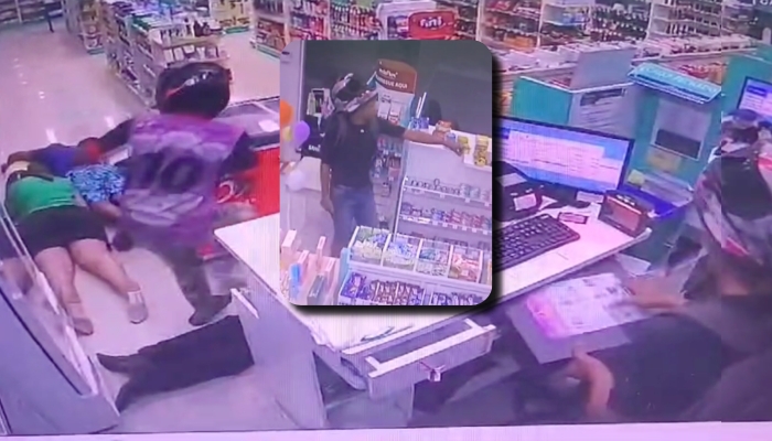 Veja momento que bandidos armad0s invadem a Santo Remédio e ameaç4m est0urar c4beça de clientes em Manaus