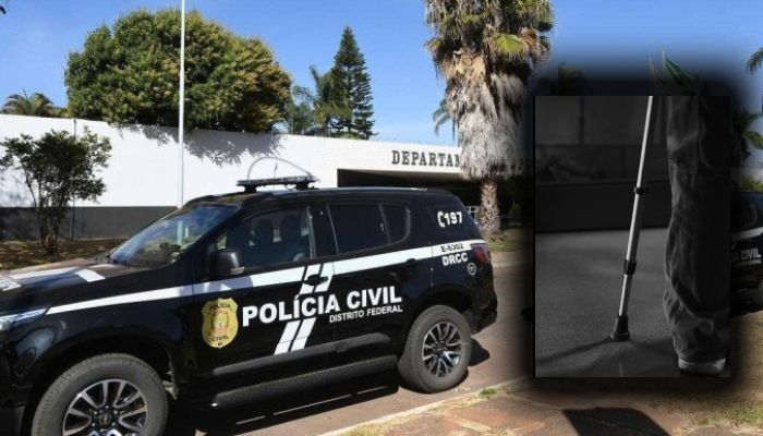 Homem sem perna atac4 mulher com g0lpes de muleta na cabeça; imagens fortes