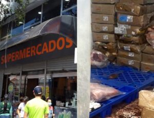 PODRIDÃO: 1,6 toneladas de carne estragada são encontradas no Supermecado DB do Centro; veja