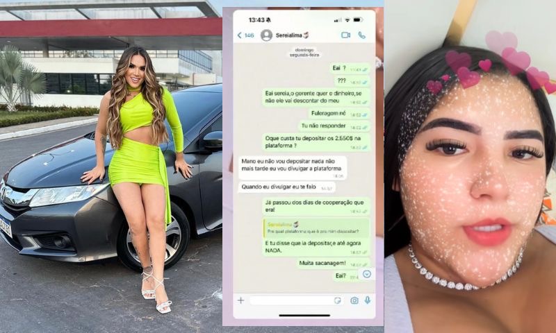 “CALOTEIRA!”: Sereia Lima é acusada de dar ‘pino’ em jogo de plataforma online; veja vídeo