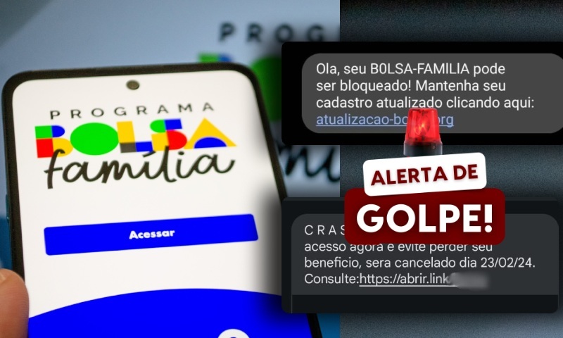 ALERTA! Novo Golpe do Bolsa Família em Manaus pede atualização de dados cadastrais