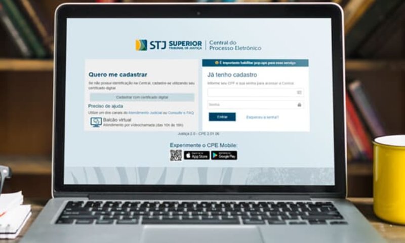 Sistemas do STJ estarão fora do ar até o dia 31 de Março