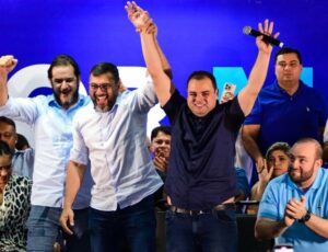 "Eu preciso de Roberto Cidade na Prefeitura de Manaus", declara Wilson Lima; veja vídeo