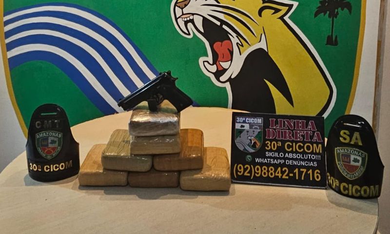 A casa caiu: homem é pres0 com 7kg de maconha e arm4 na Zona Leste; veja vídeo