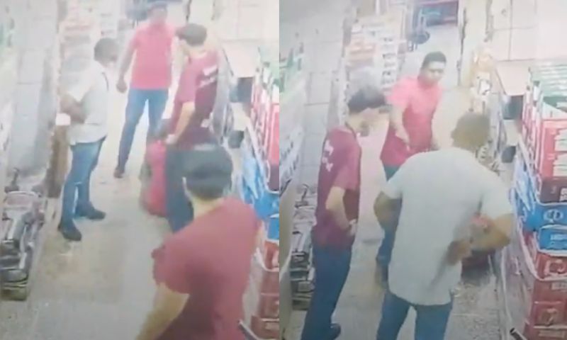 Queria picanha, levou surr4: Segurança desce o ‘p4u’ em suspeit0 de furtar carne em supermercado; veja vídeo
