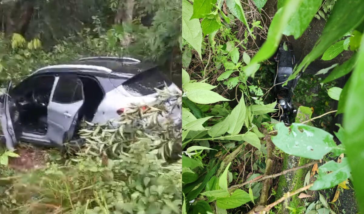 Mulher m0rre e marido tem as pernas quebrad4s em acidente na estrada do aeroporto; veja vídeo