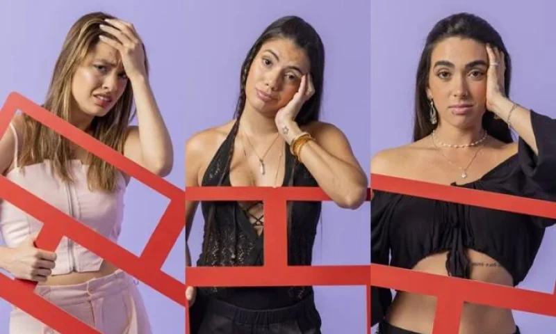 BBB 24: Beatriz, Fernanda e Giovanna estão no Paredão