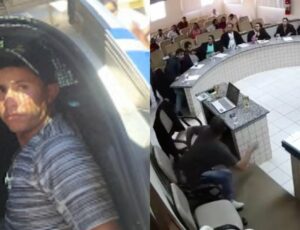 Justiça com as próprias mãos: filho invade julgamento e atir4 em homem que mat0u seu pai; veja vídeo