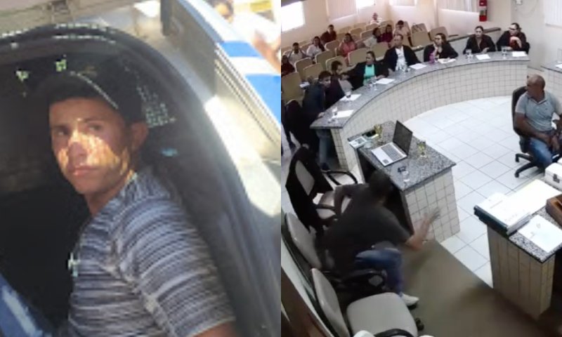 Justiça com as próprias mãos: filho invade julgamento e atir4 em homem que mat0u seu pai; veja vídeo