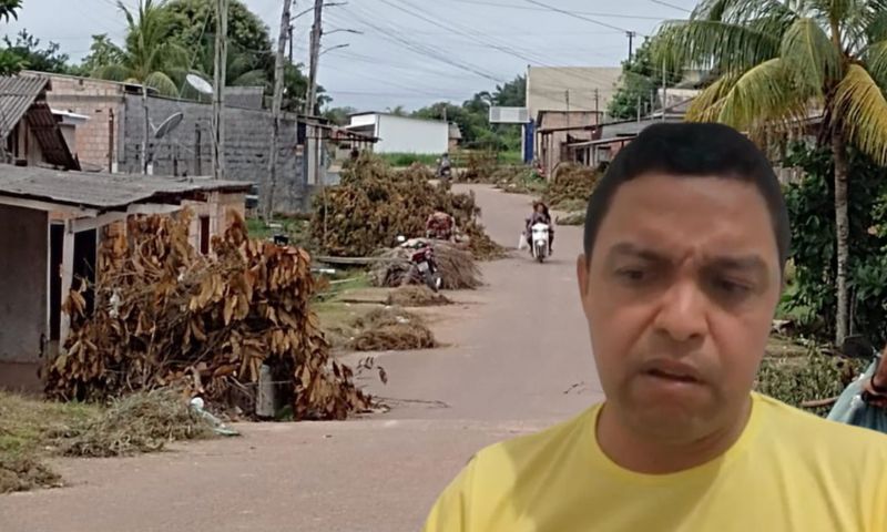 Prefeito de Nova Olinda do Norte prorroga contratos de limpeza urbana de mais de R$ 1 milhão e cidade continua um lixão