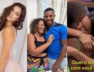 Davi fica excitado após tomar banho com Alane