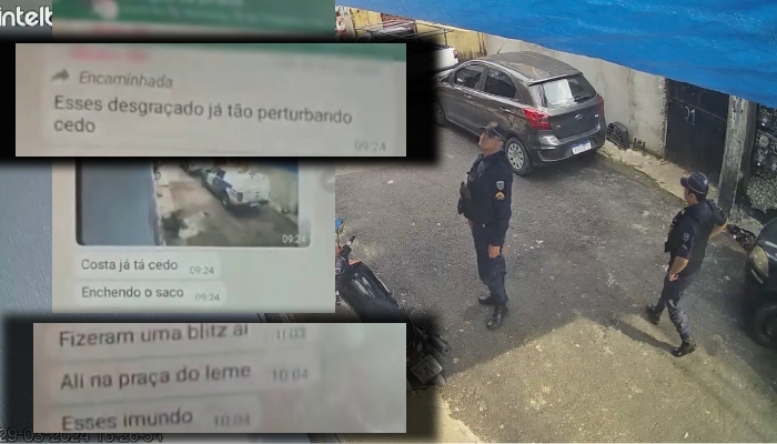 Policiais militares eram ‘vigiados’ por câmeras de facçã0 criminos4 no bairro Compensa; veja vídeo