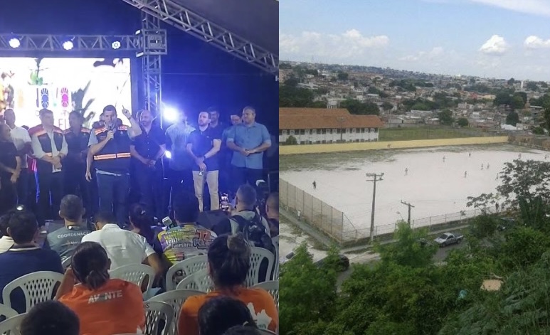 Após reforma dos 6 mil metros quadrados, prefeitura entrega campo da Cean na zona Sul de Manaus