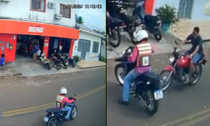 “A cabeç4 dele abriu!”: acidente de moto em Manacapuru mostra o porquê você deve usar capacete; veja vídeo