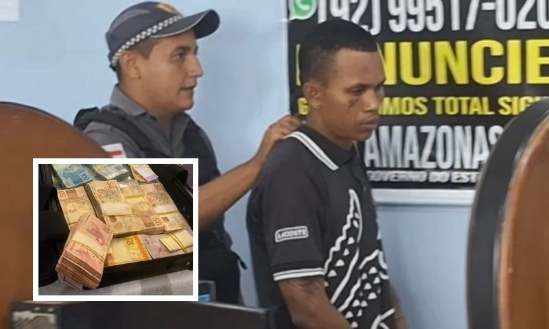 Com ajuda do pai, ‘Novinho’ é pres0 por r0ubar R$ 15 mil do avô em Manacapuru