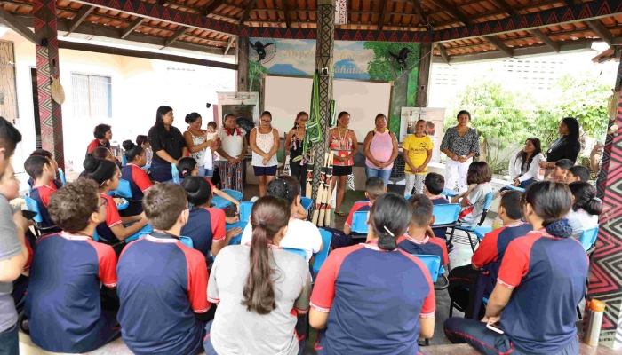 Alunos da rede estadual se aproximam da cultura dos povos indígenas por meio de projeto interdisciplinar