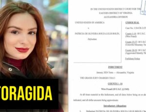 FORAGIDA: relatório do FBI diz que Patrícia Lélis cometeu fraude eletrônica e roubo de identidade; veja