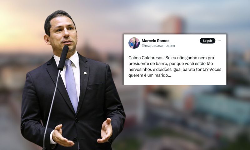 ‘Calma calabresos’: dispara Marcelo Ramos no ‘X’ sobre eleições; veja