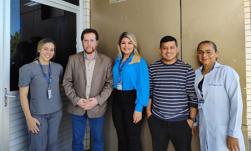 Compromisso com a Saúde: senador Plínio Valério visita o Hospital João Lúcio, onde já destinou R$ 1,5 milhão em recursos