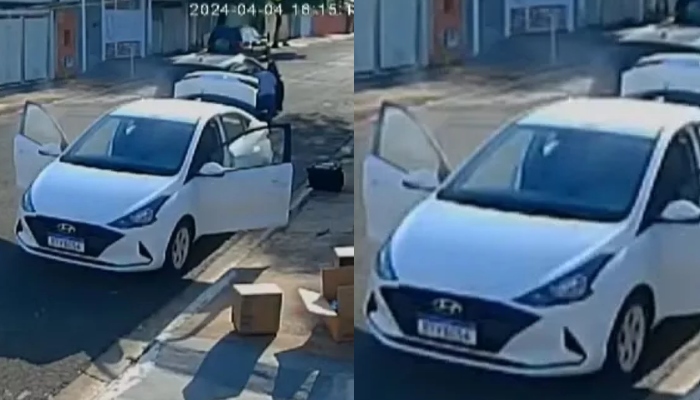 Vítima reage a tentativ4 de roub0, atir4 e acerta criminos0