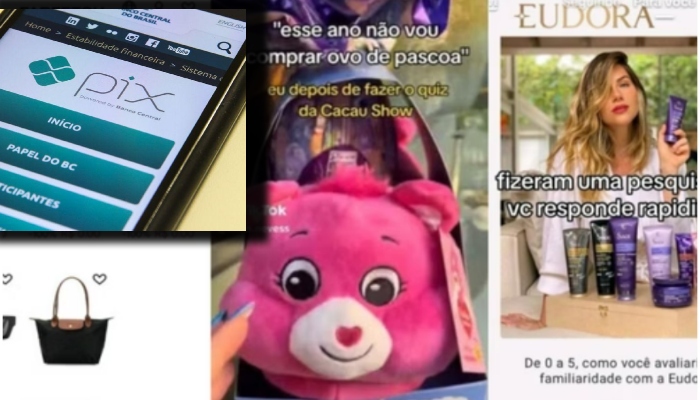 ‘Golpe do Pix’; promete brindes, mas só rouba seus dados; veja como se proteger