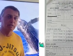 Caso da Baleia: Bolsonaro é multado mesmo após PF não indiciá-lo: "perseguição sem fim!"