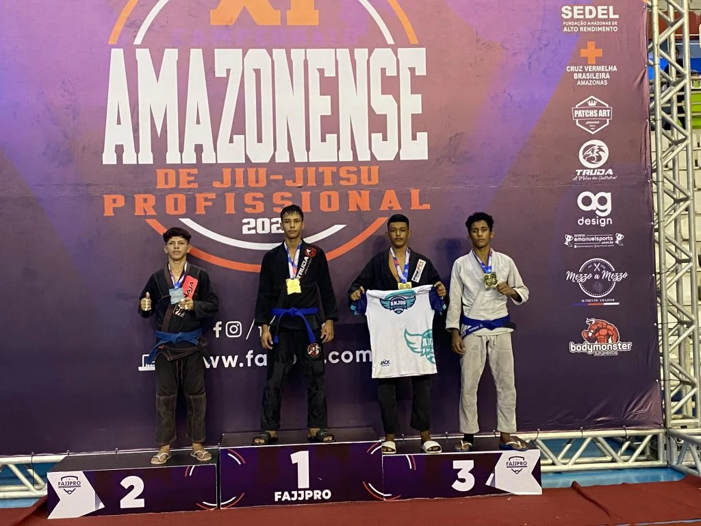 Anjos do Esporte de Carauari são destaque no Campeonato Amazonense de Jiu-jitsu Profissional em Manaus