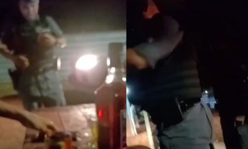 Abordagem diferenciada: bêbada grita com policial e leva ‘sossega leão’ como resposta; veja vídeo