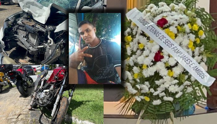 Dor e comoção marcam velório de mototaxista que m0rreu em grave acidente na Avenida Constantino Nery