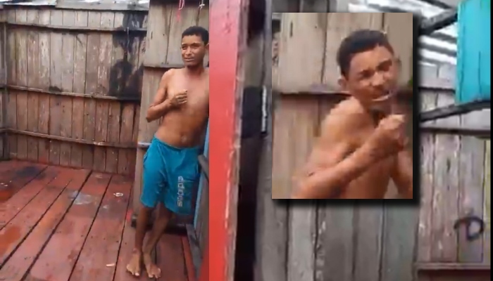 ´Lalau´ é duramente castig4do pelo tribunal do crime no bairro Compensa; veja vídeo