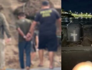 Criminoso que esfaque0u homem no Centro de Manaus é preso em Itacoatiara; veja vídeo