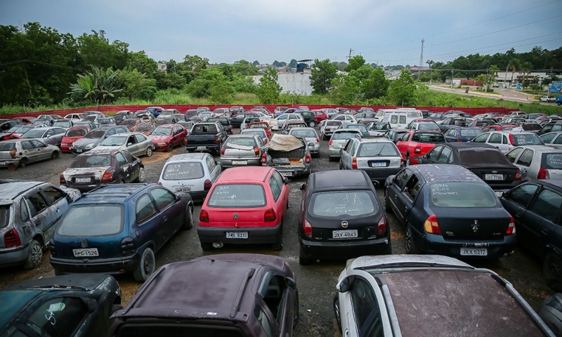 Detran-AM: Visitação para o primeiro leilão de sucatas do ano começa nesta quinta-feira
