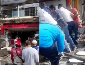 URGENTE: marquise de farmácia desaba e esmag4 idos0 que ia comprar remédios; CENAS F0RTES