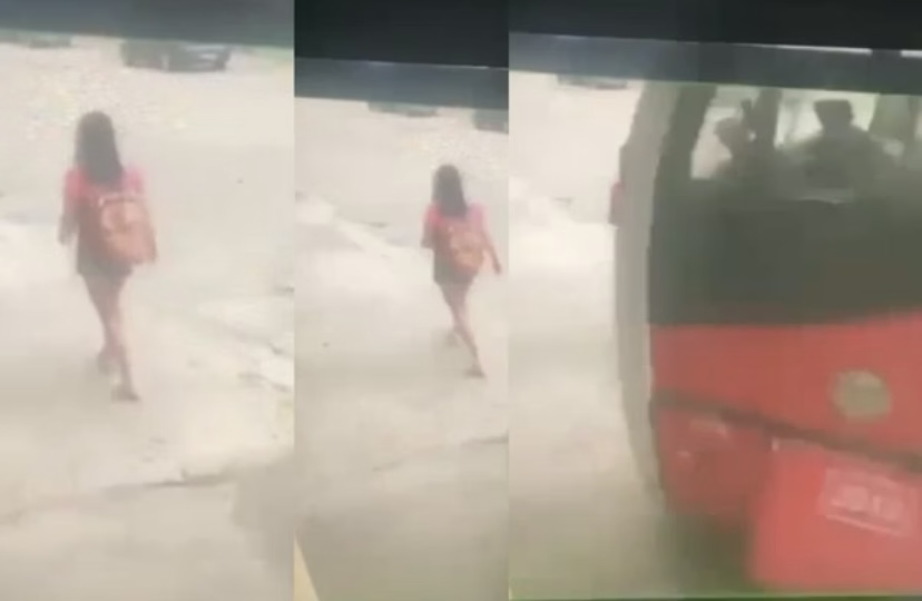 Veja momento que mulher é esm4gad4 por ônibus em calçada; imagens f0rtes